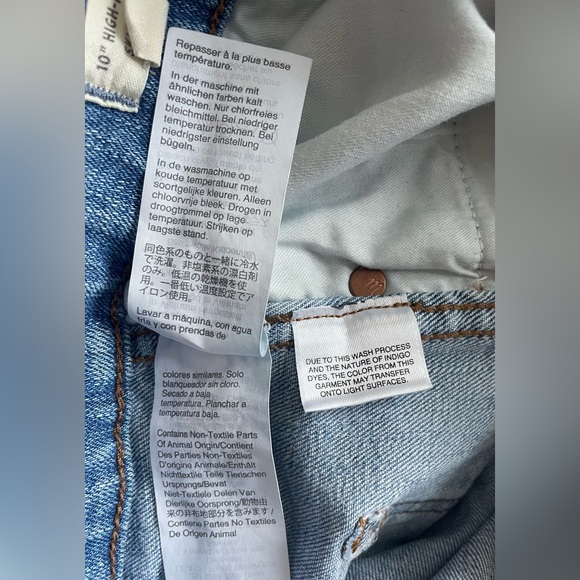 Madewell Women Blue High Rise Skinny Jeans Size 26 - Picture 8 of 10